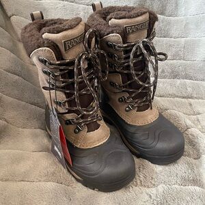 Ranger Women's Brown Winter & Rain Lace-Up Boots